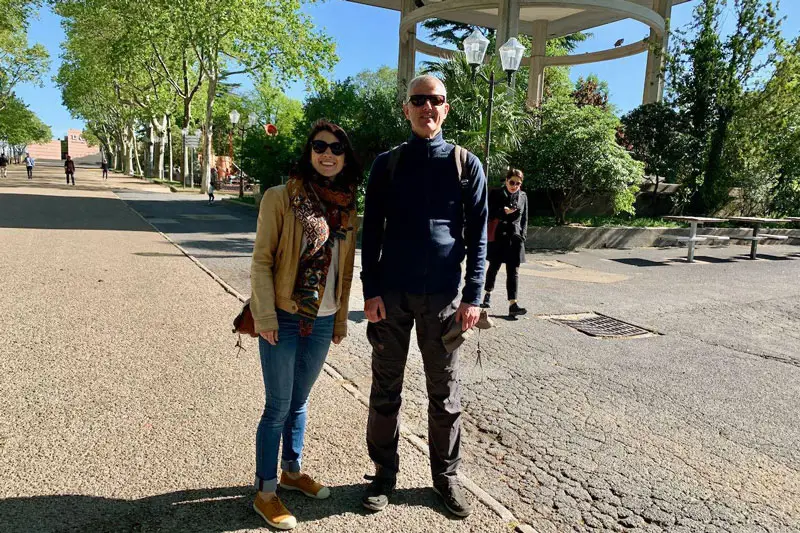 Photo à Montpellier lors d'un séjour linguistique français pour adultes