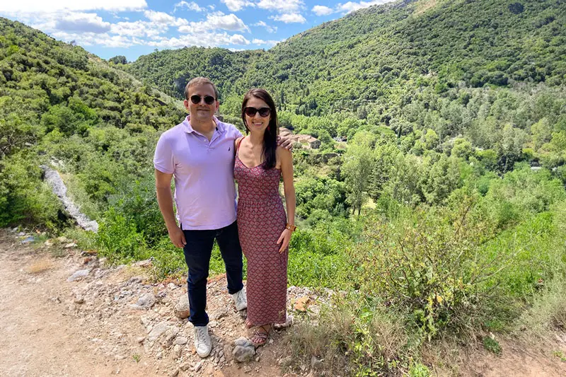 Photo dans la campagne autour de Montpellier lors d'un séjour linguistique français pour adultes